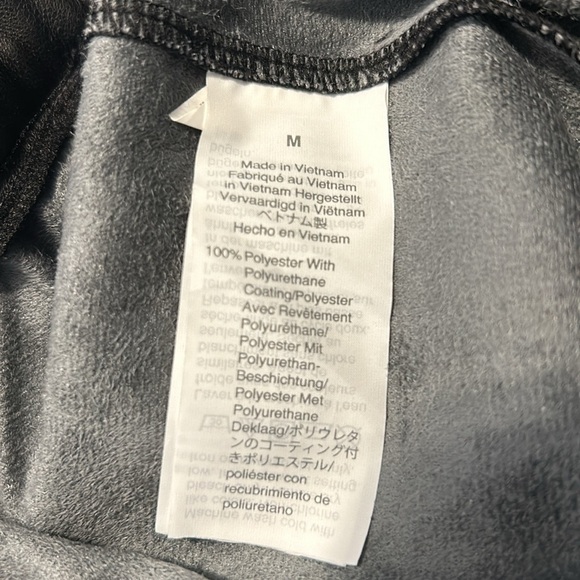 J. Crew Factory Vegan Leather Leggings - Sz M - Picture 5 of 11